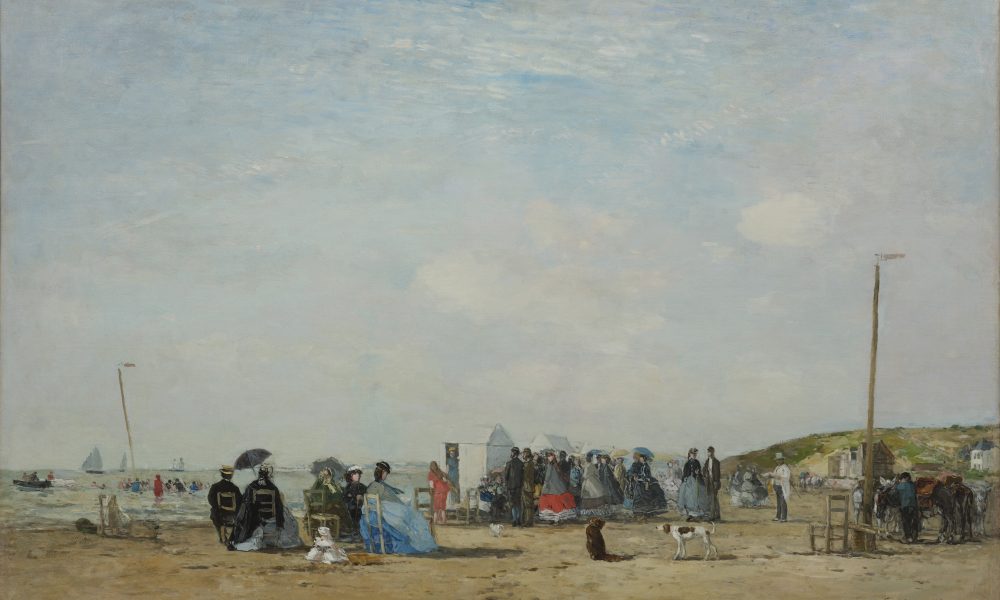 3.eugene_boudin_reunion_sur_la_plage_1865
